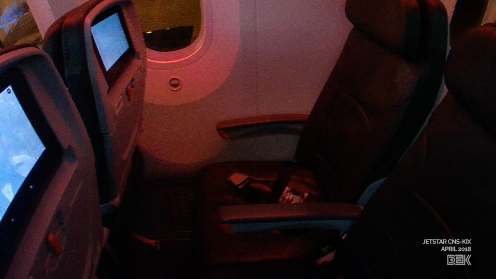 The window seats at Row 51 on Jetstar's 787-8.